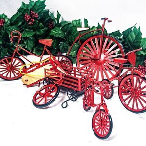 Bicycle! Bicycle! I Want to Hang These On My Tree! They Look So Real, & So Tiny!